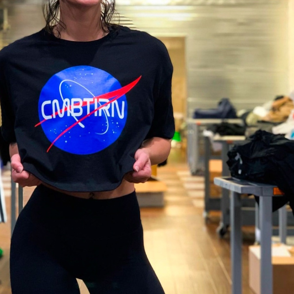 COMBAT IRON® “CMBTIRN NASA” LADIES CROP TEE